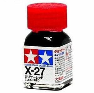 Tamiya Enamel Paint EX-27 Clear Red