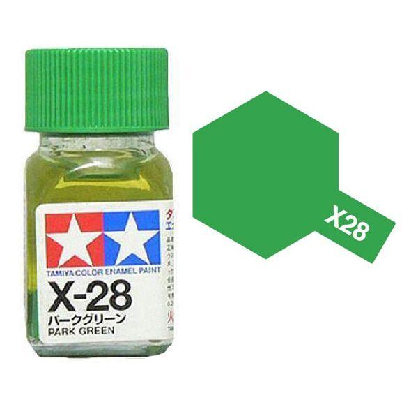 Tamiya Enamel Paint EX-28 Park Green