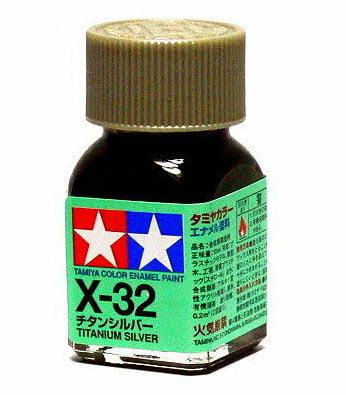 Tamiya Enamel Paint EX-32 Titanium Silver