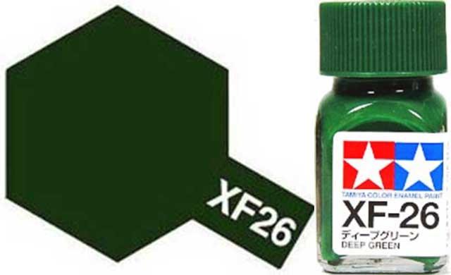 Tamiya Enamel Paint XF-26 Deep Green