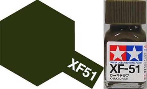 Tamiya Enamel Paint XF-51 Khaki Drab