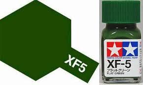Tamiya Enamel Paint XF-5 Flat Green