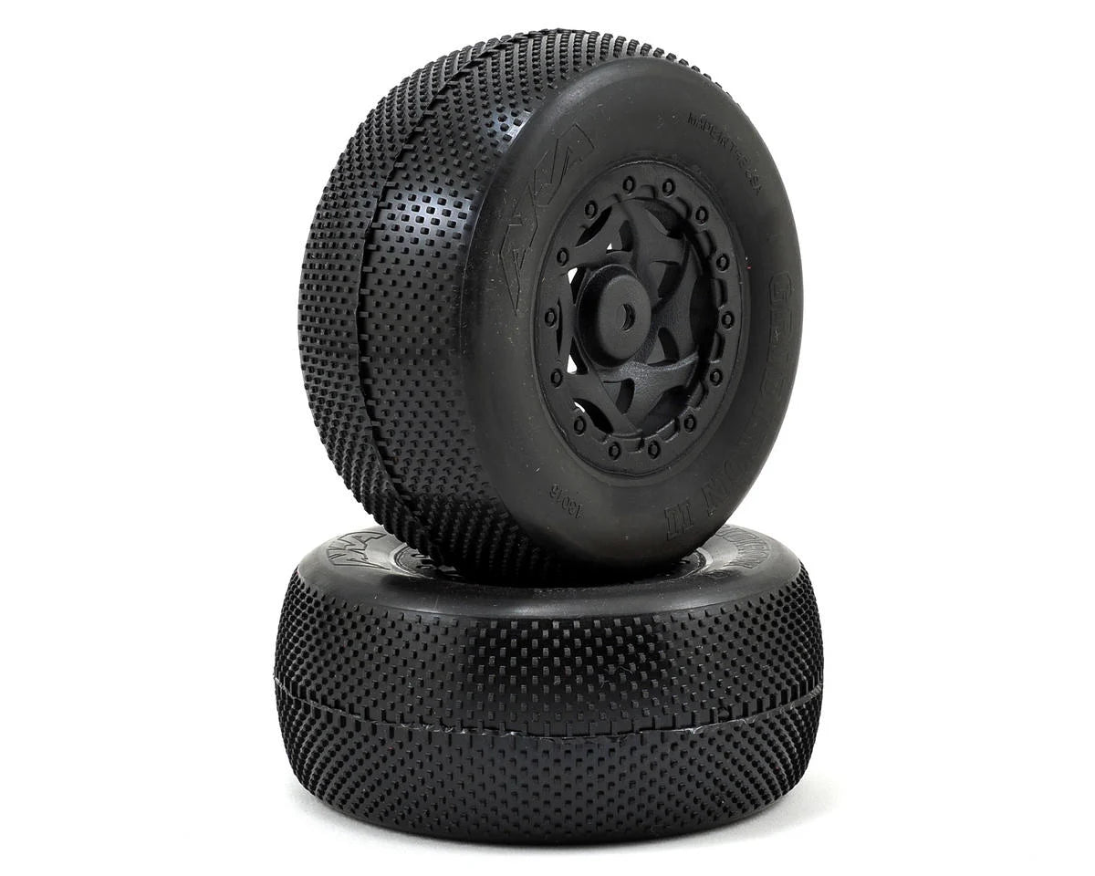AKA Gridiron II Wide SC Pre-Mounted Tires (Super Soft) (2)