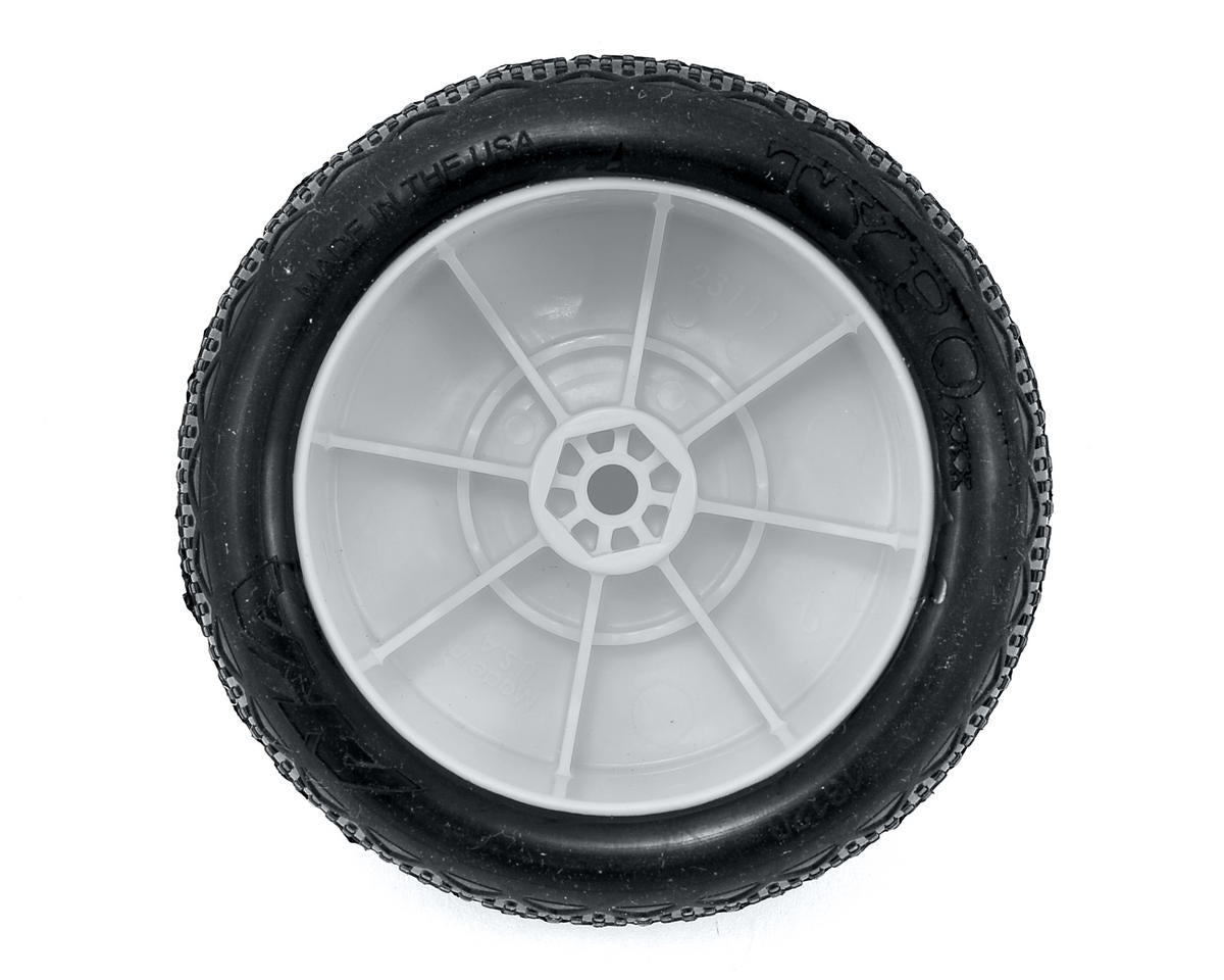 AKA "EVO" Typo 2.4" Rear Buggy Pre-Mounted Tires (2) (White) Ultra Soft