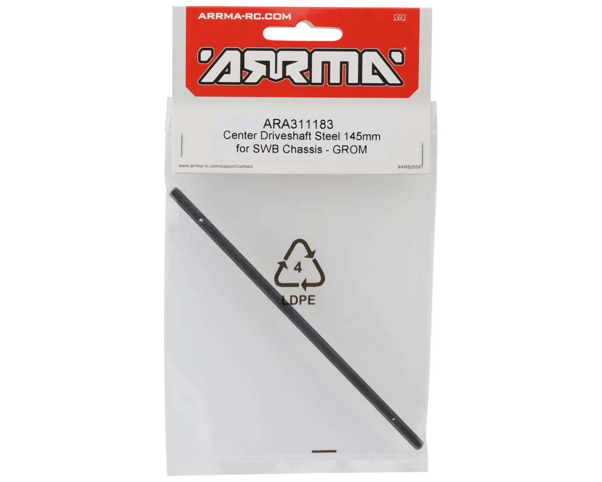 Arrma Granite Grom 145mm Steel Center Driveshaft (SWB Chassis)