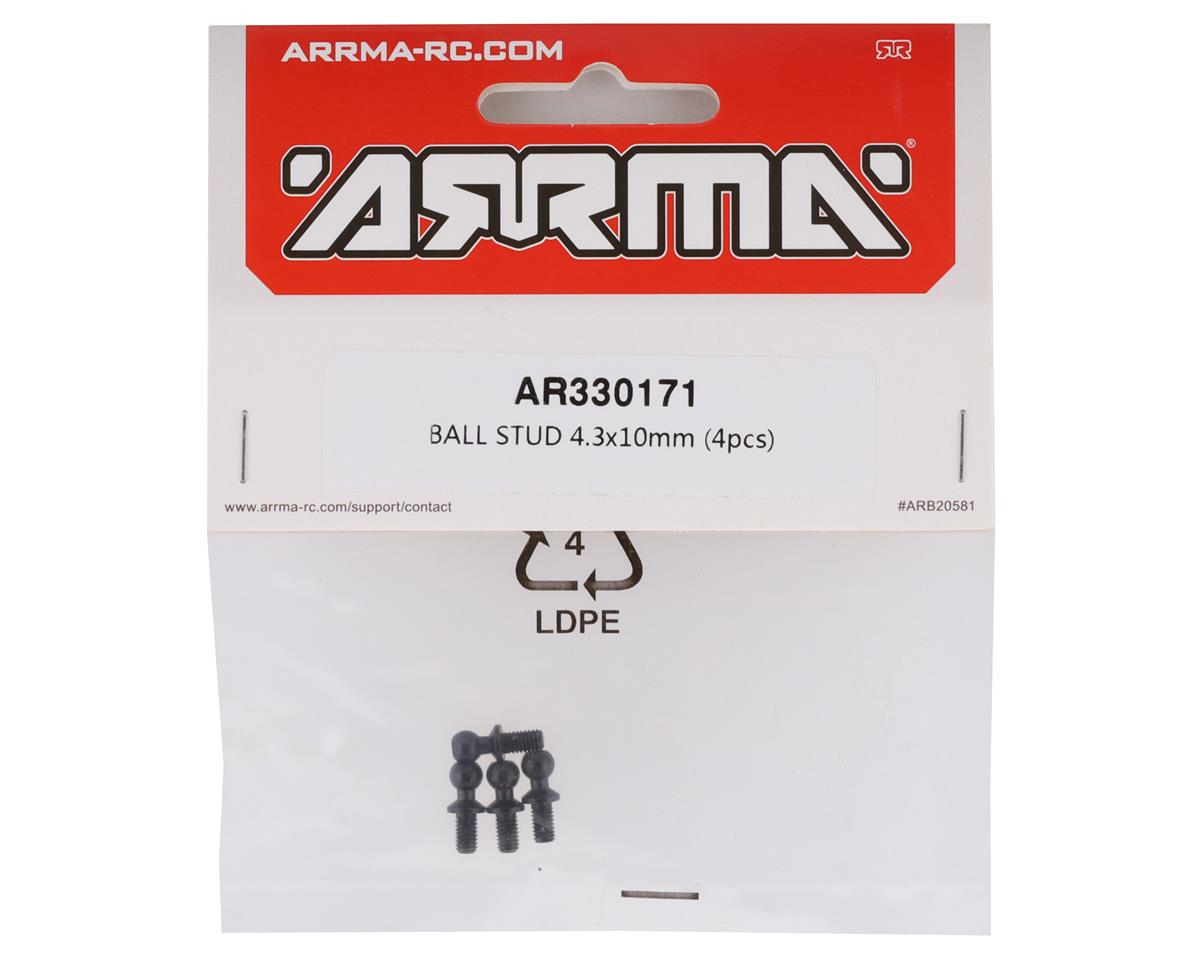 Arrma Ball Stud 4.3x10mm (4)