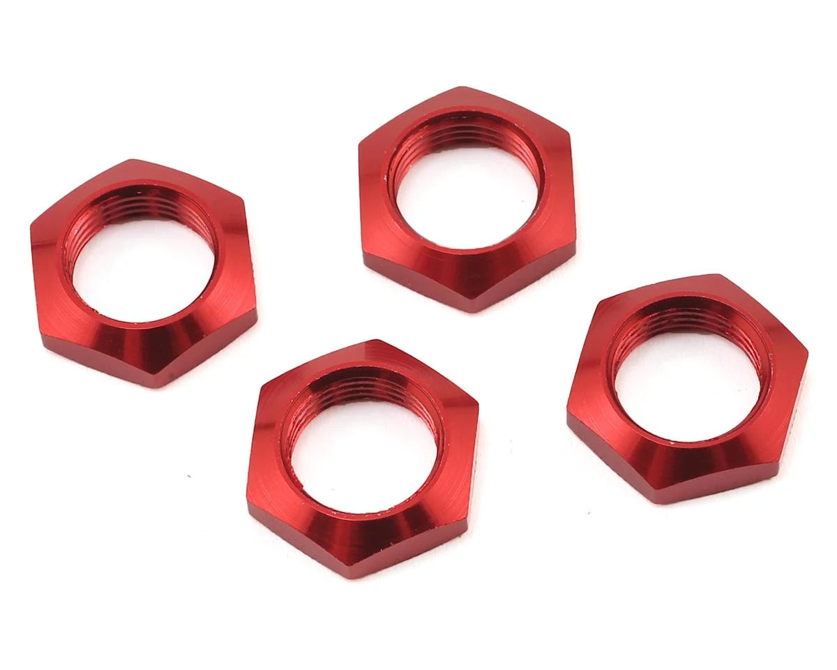 Arrma 17mm Aluminium Wheel Nut (Red) (4)
