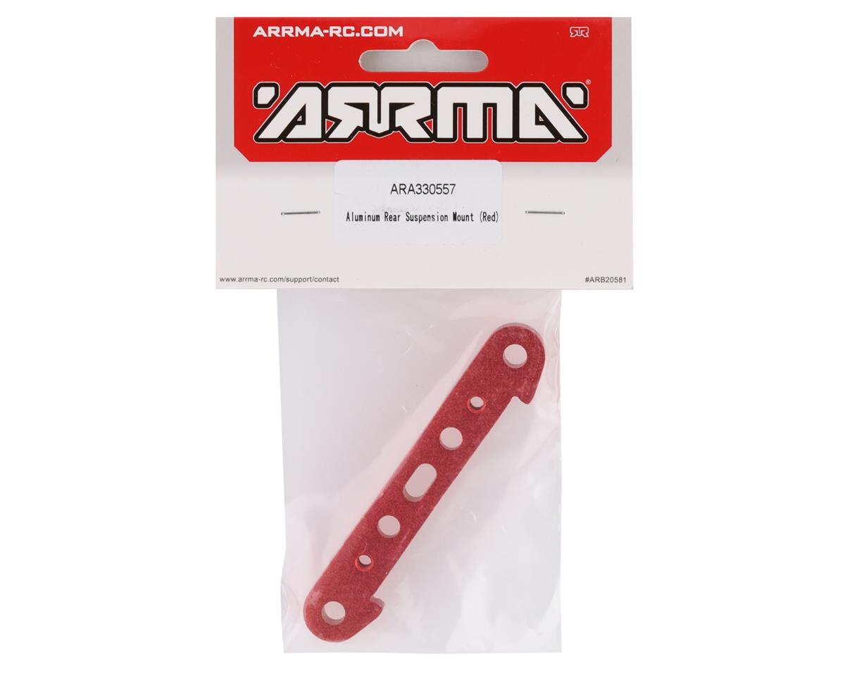 Arrma 8S BLX Aluminum Rear Suspension Mount (Red)
