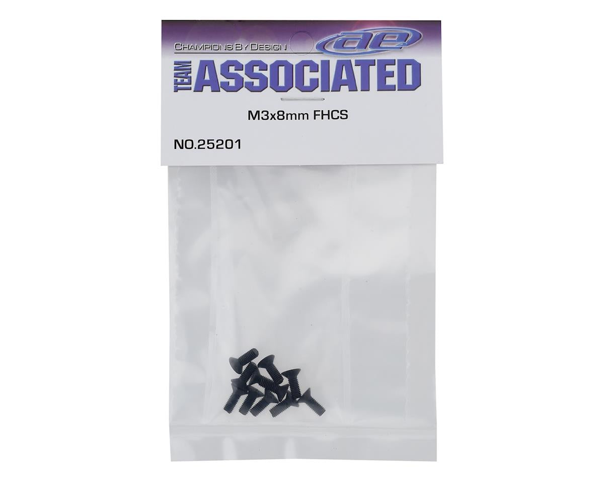 M3x8mm Flat Head Screw (10) Team Associated