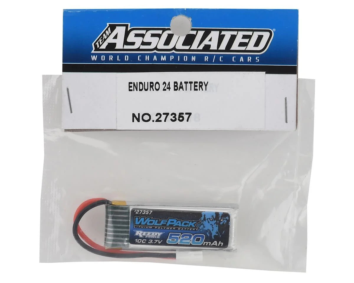 Reedy WolfPack 1S LiPo 10C Battery Pack w/Micro Connector (3.7V/520mAh)