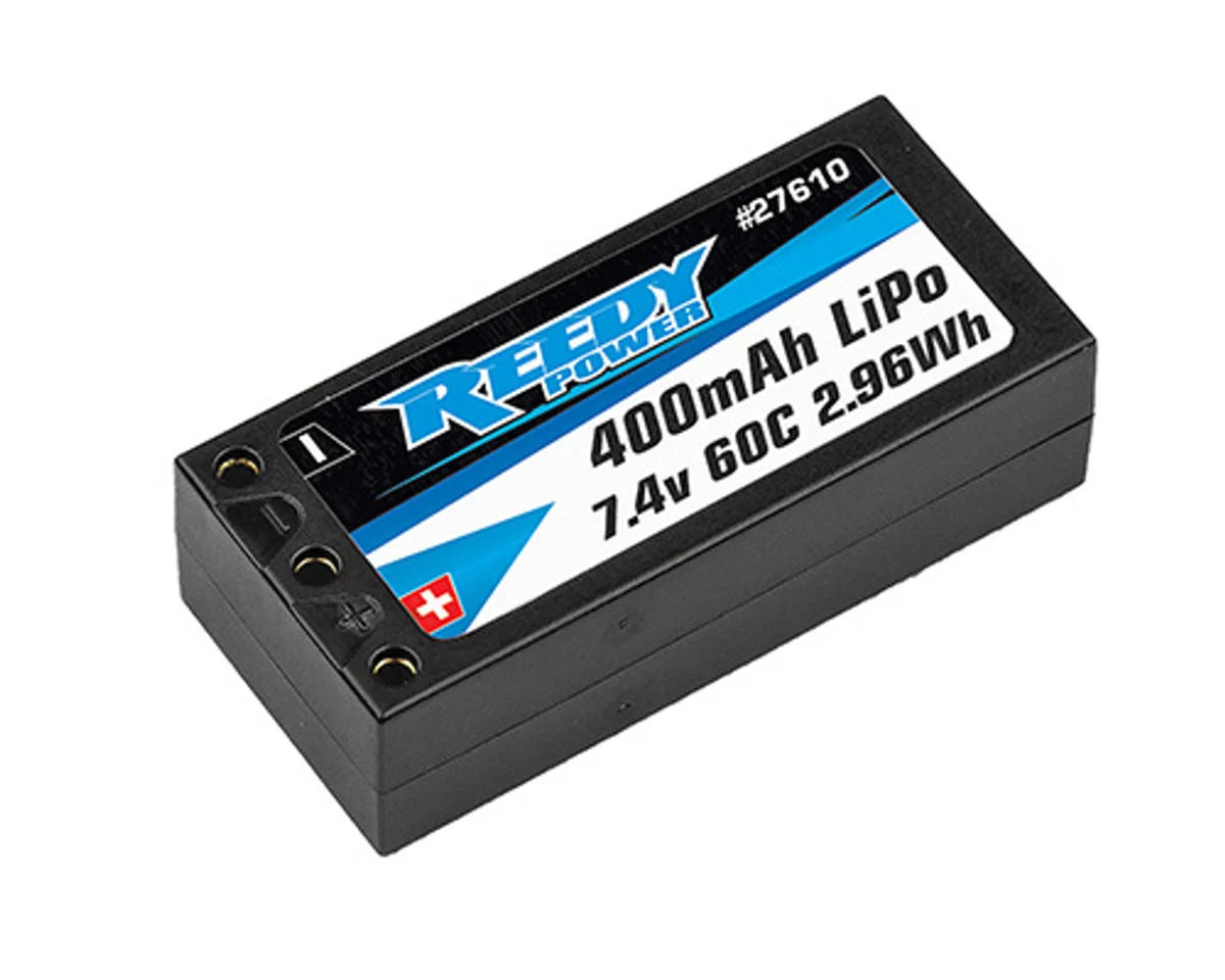 Reedy 2S 60C LiPo Battery (7.4V/400mAh) w/2mm Bullets