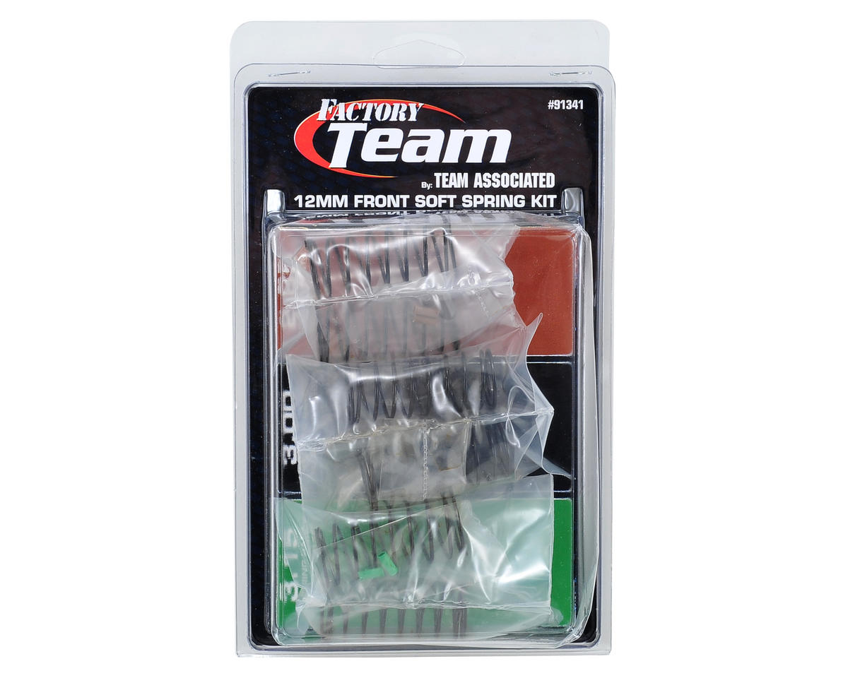Team Associated 12mm Big Bore Front Shock Spring Kit (3) (Soft)