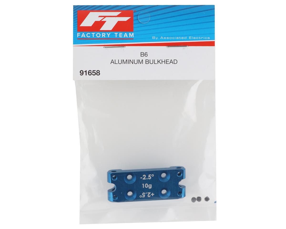 Team Associated B6 Factory Team Aluminum Bulkhead (-2.5/+2.5 Deg)