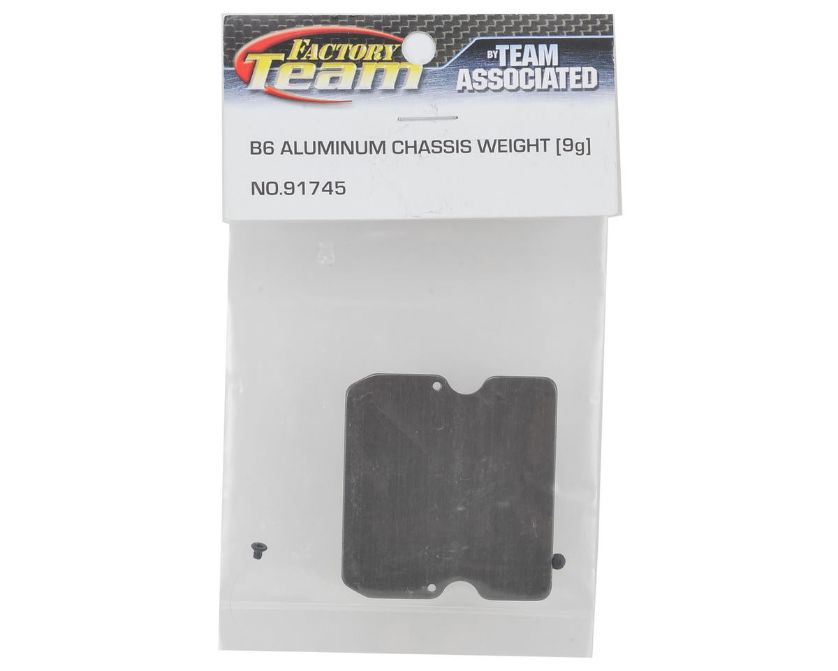 Team Associated B6 Aluminum Servo Chassis Weight (9g)