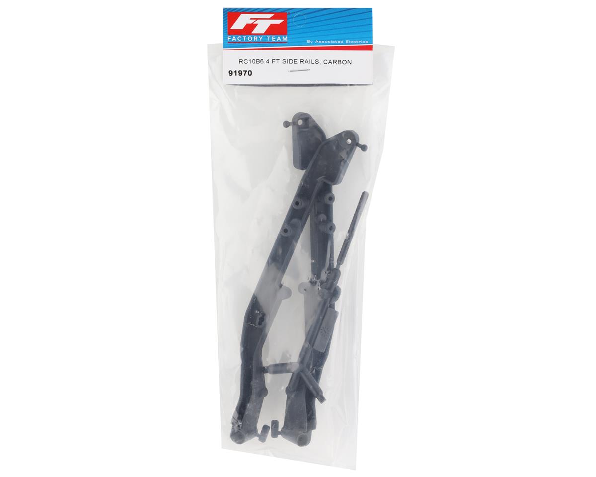 Team Associated RC10B6.4 Factory Team Side Rails (Carbon)
