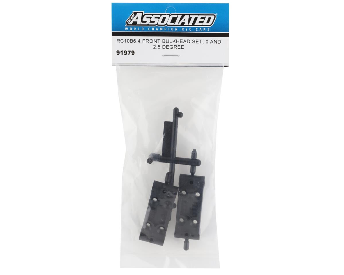Team Associated RC10B6.4 Front Bulkhead Set (0deg/2.5deg)