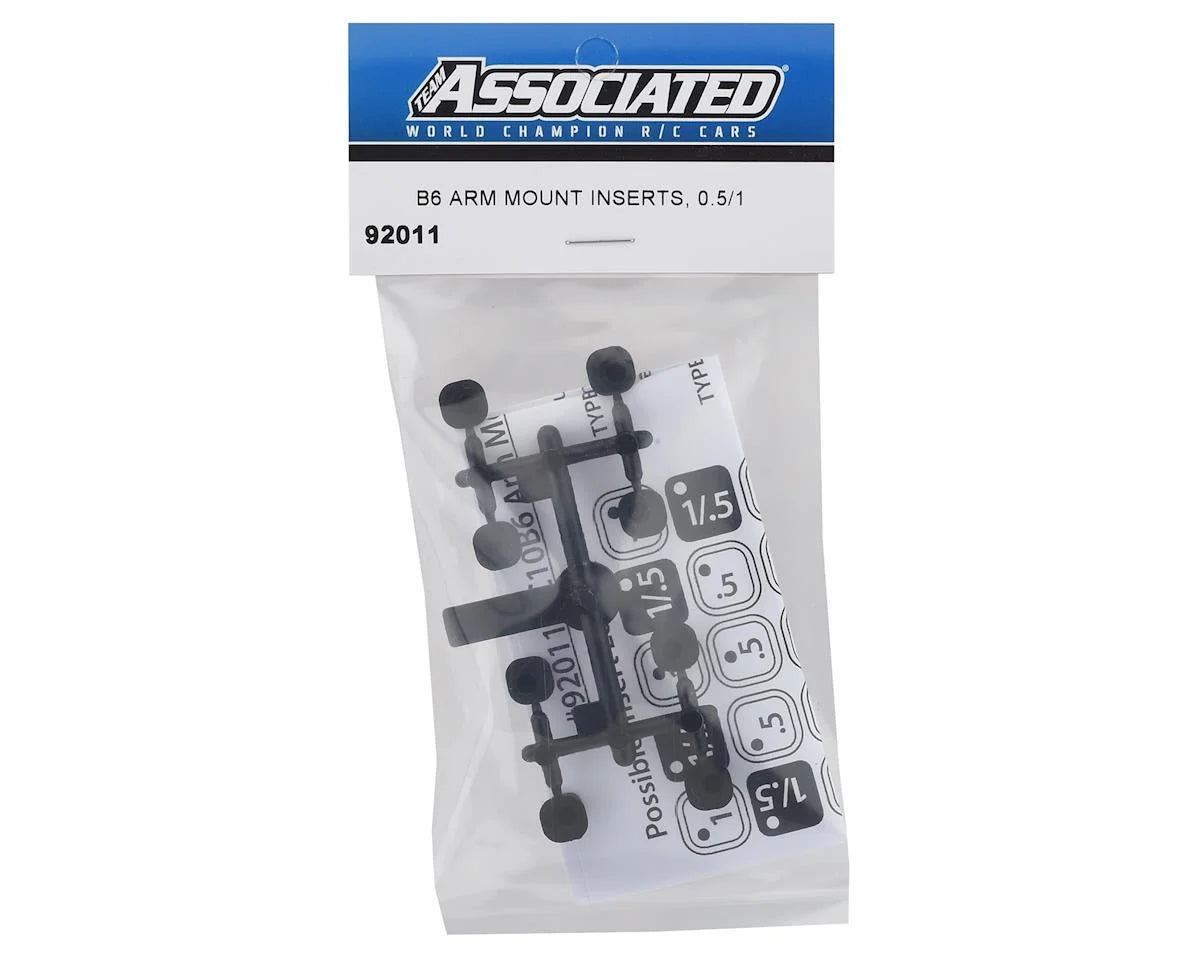 Team Associated RC10 B6 1/0.5 Arm Mount Inserts (8)