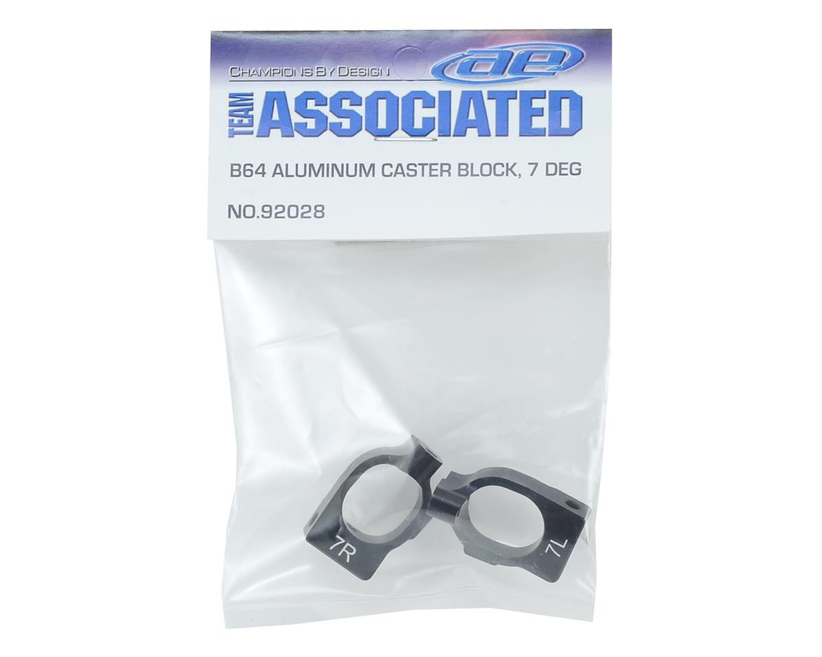 Team Associated B64 Aluminum 7 Degree Caster Blocks