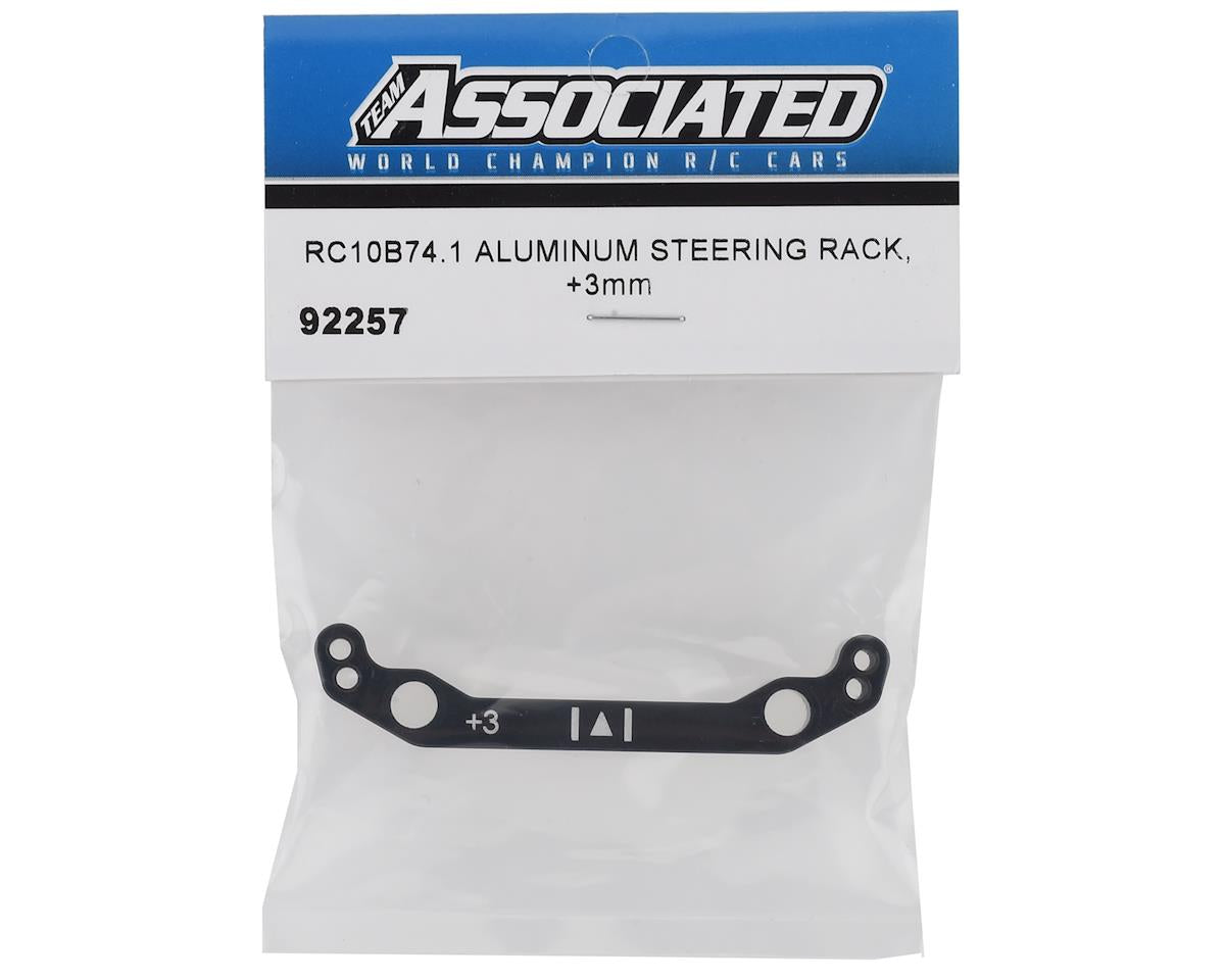 Team Associated RC10B74.1 +3mm Aluminum Steering Rack