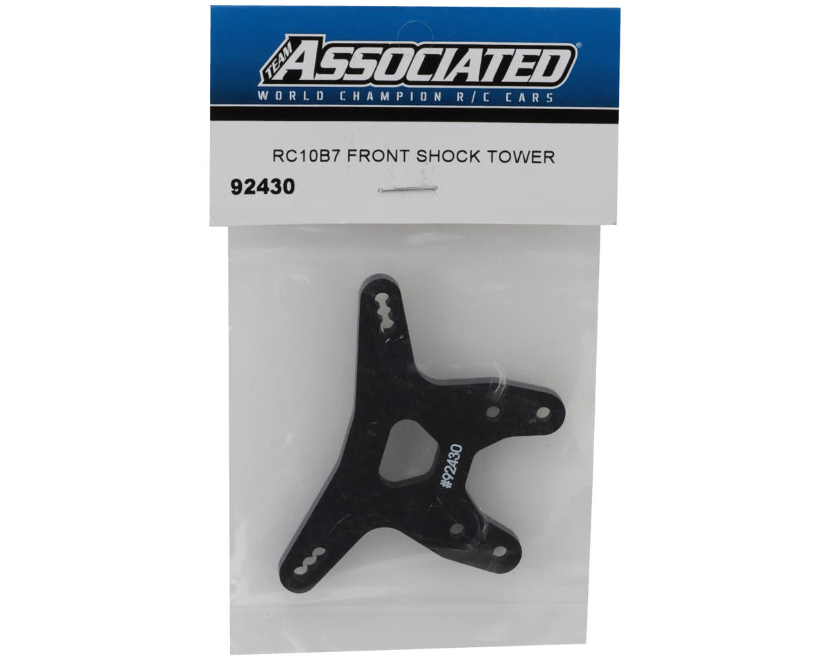 Team Associated RC10B7 Carbon Fiber Front Shock Tower