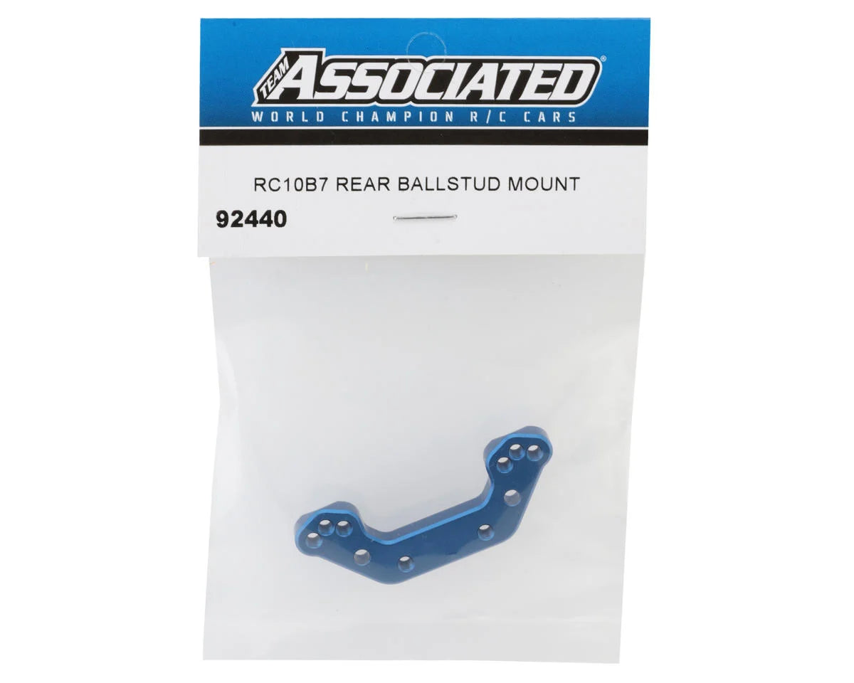Team Associated RC10B7 Aluminum Rear Ballstud Mount
