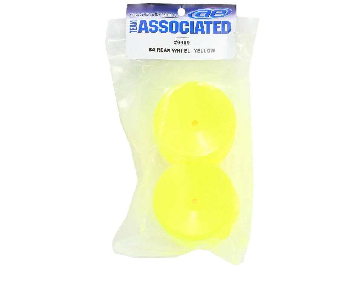 *CLEARANCE* Team Associated 2.2 Rear Wheel (Yellow) (2) (B4/B44) (Pins)