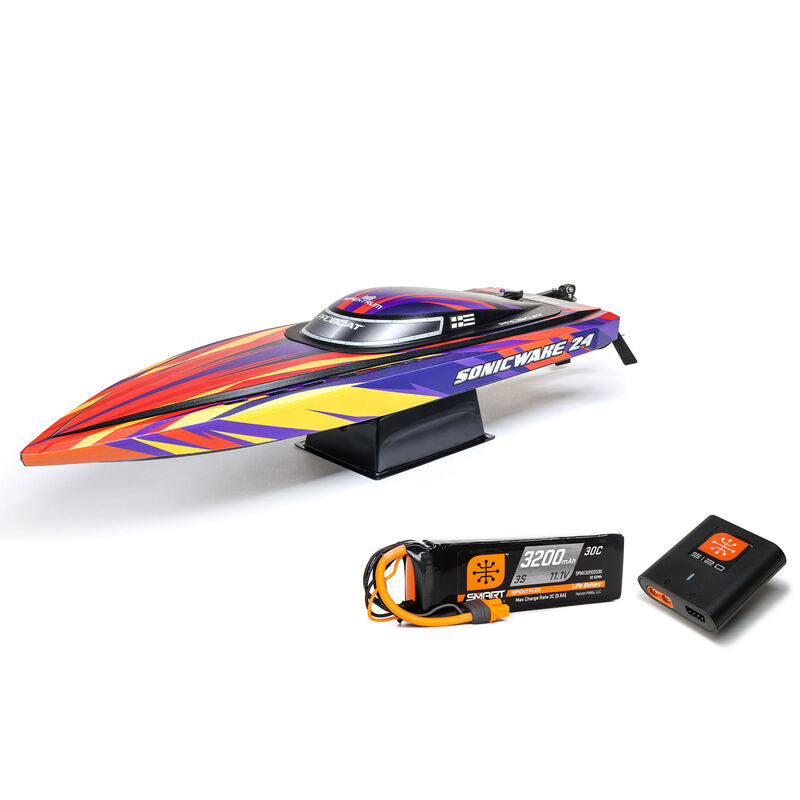 ***PRE-ORDER Sonicwake 24" Self-Righting Brushless Deep-V RTR (Battery & Charger Included)