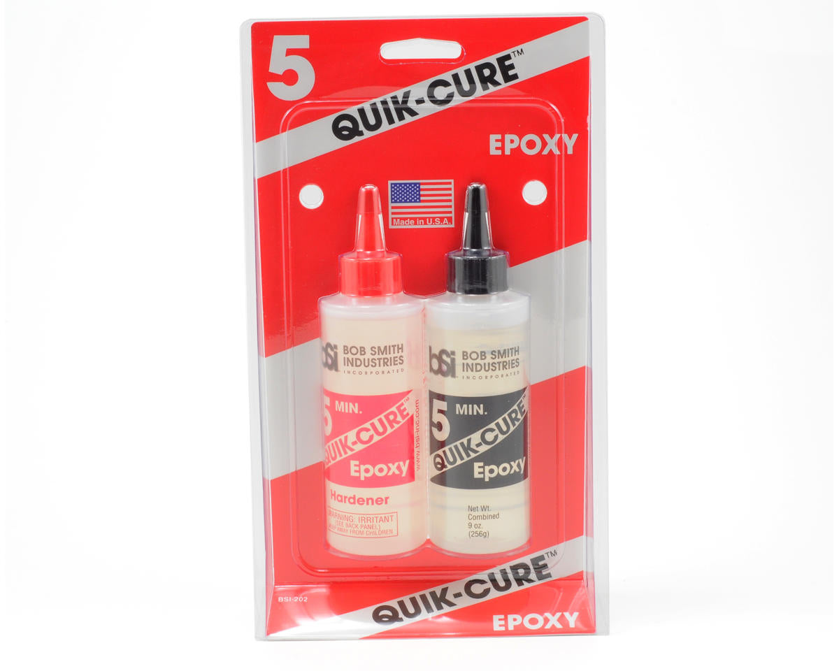 Bob Smith Industries QUICK-CURE 5 Minute Epoxy (9oz)