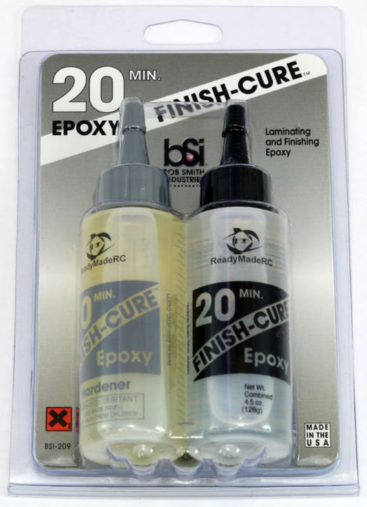 Bob Smith Industries Finish Cure 20 Minute Epoxy 4-5oz BSI 209
