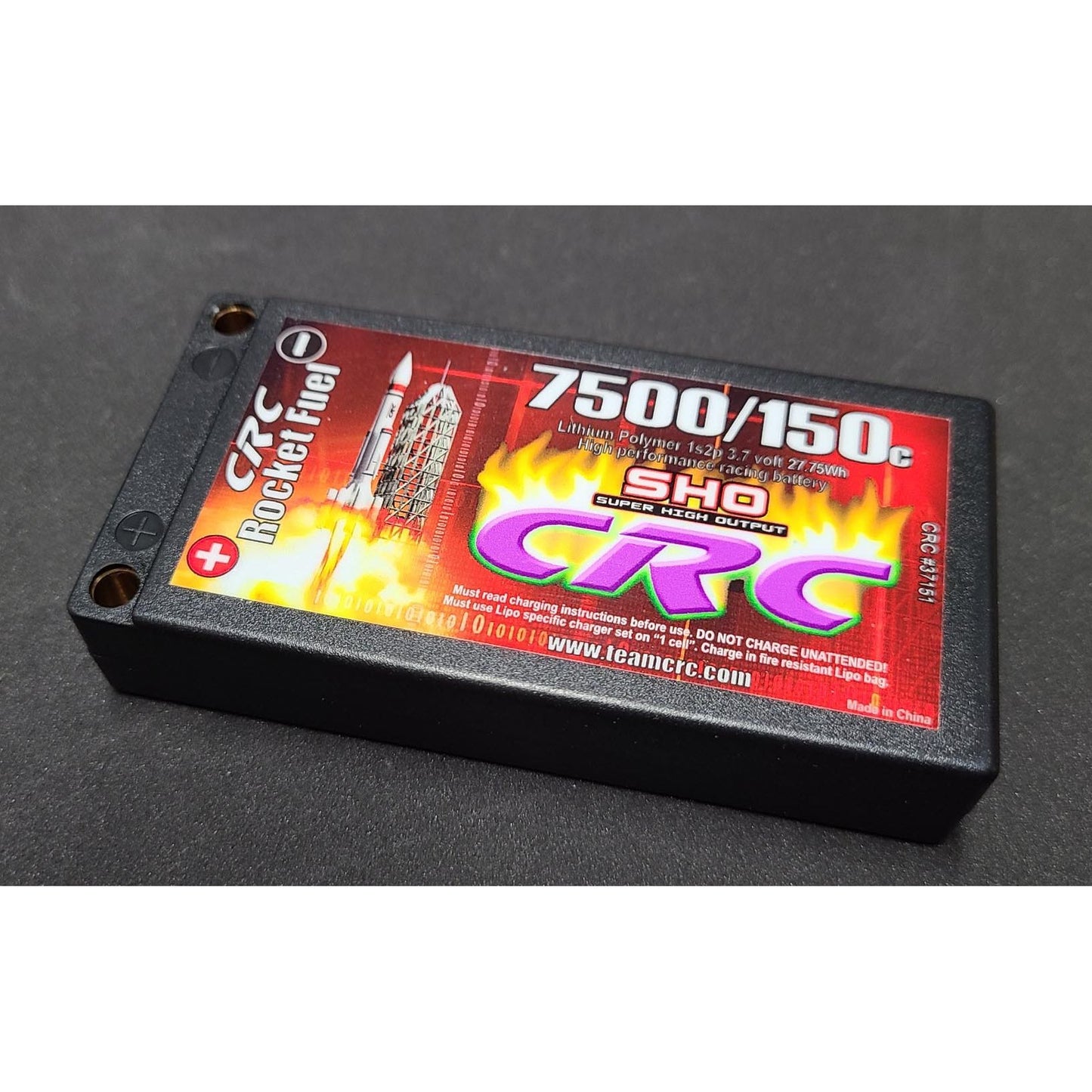 CRC 37151 – 1s Rocket Fuel Battery pack – 3.7v, Ultra-Low IR, SHO – Super High Output lipo