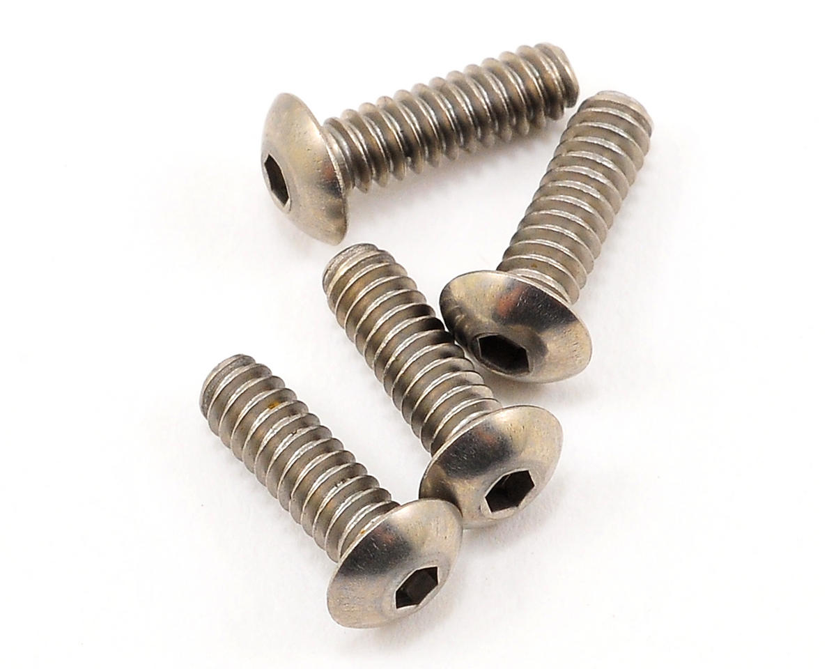 4-40x3/8" Stainless Steel Button Head Screw (4) CRC