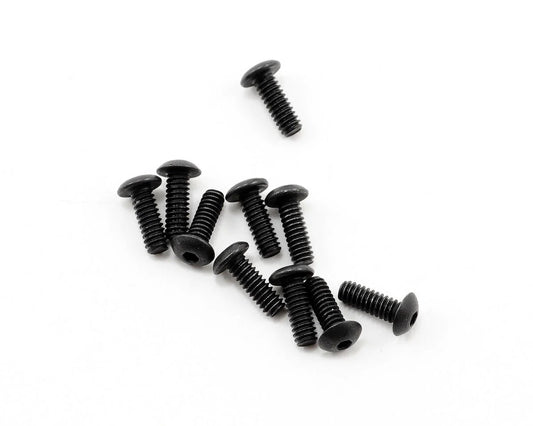 2-56x1/4" Button Head Hex Screw (10) - Silver CRC #3254