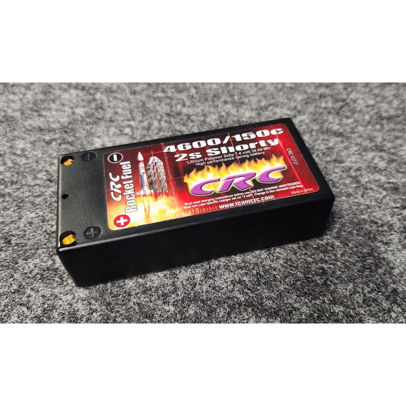 CRC 3737-Rocket Fuel 2s Shorty-SHO Super High Output lipo-4600, 150C, 7.4v