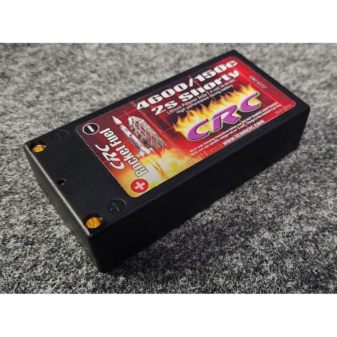 CRC 3737-Rocket Fuel 2s Shorty-SHO Super High Output lipo-4600, 150C, 7.4v