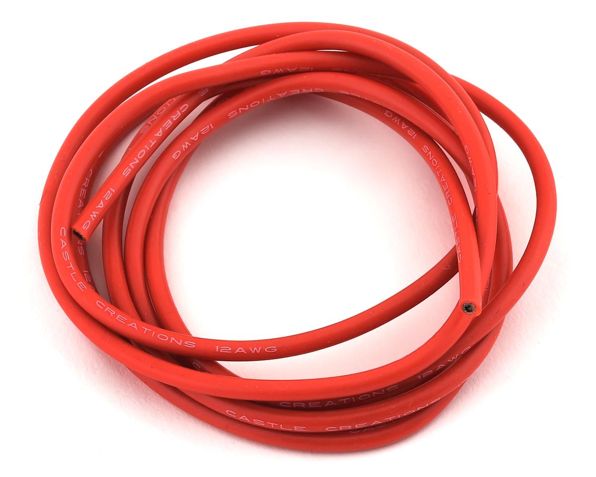 Castle Creations Silicone Coated Copper Wire (60") (12AWG)