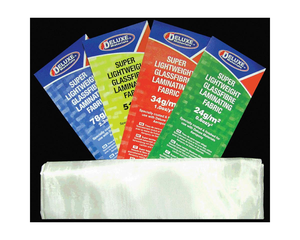 Deluxe Materials Lightweight Fibreglass Laminating Fabric Cloth (1.5oz)