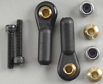 Dubro 6-32 Heavy Duty Ball Links w/ 4-40 X 5/8" Bolt (2/PKG)