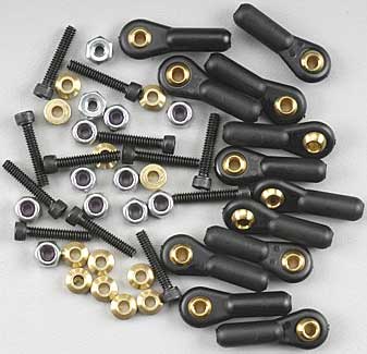 Dubro 6-32 Heavy Duty Ball Links w/ 4-40 X 5/8" Bolt (12/PKG)