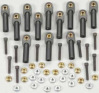 Dubro 2-56 Swivel Ball Links (12/pkg)