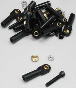 Dubro 4/40 Swivel ball link (12/pkg)