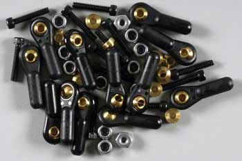 Dubro 4-40 Heavy Duty Ball Links (12/PKG)