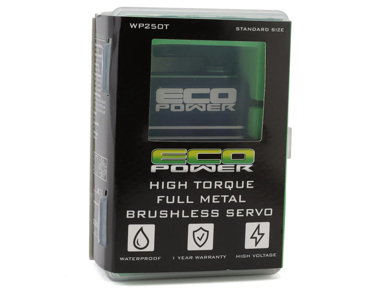 EcoPower WP250T Waterproof MEGA Torque Metal Gear/Metal Case Servo for 1/7 & 1/8 Traxxas™, ARRMA™, Axial™, Losi™ & others