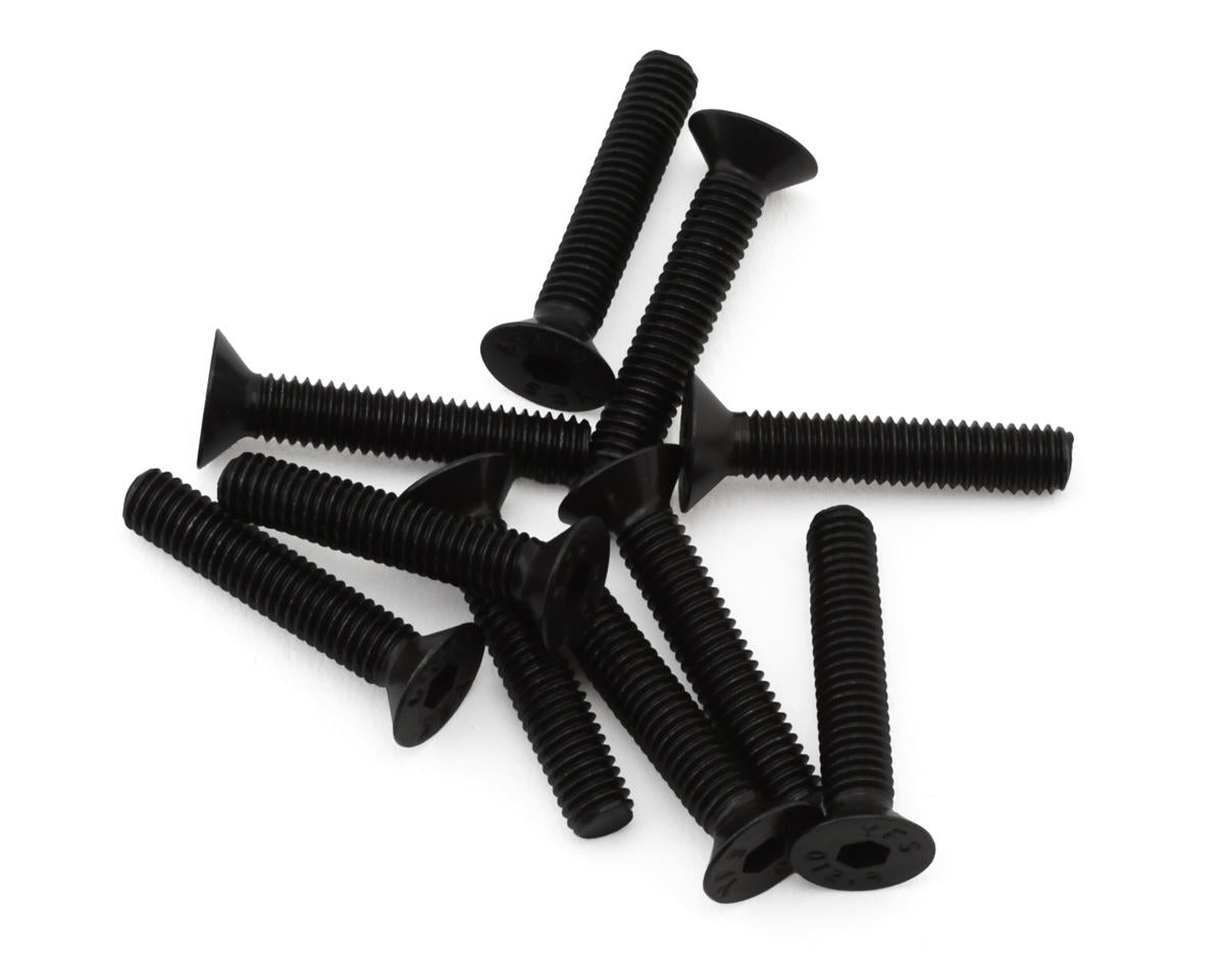 EcoPower 3mm "High Strength" Steel Flat Head Screws (10) (3x16mm)