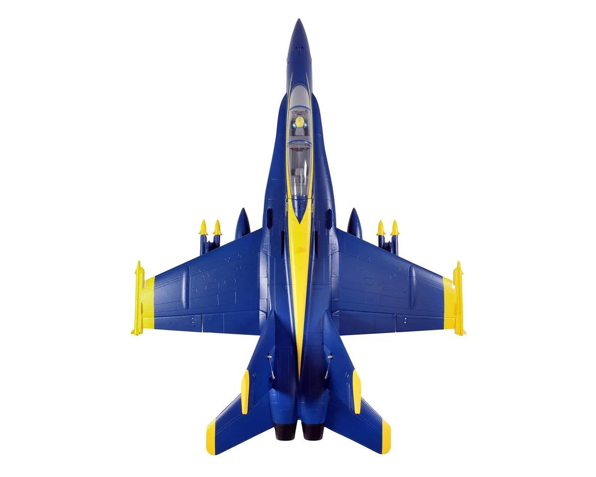 E-flite Blue Angels F-18 Hornet 80mm BNF Basic EDF Jet Airplane (980mm) w/AS3X & SAFE Technology