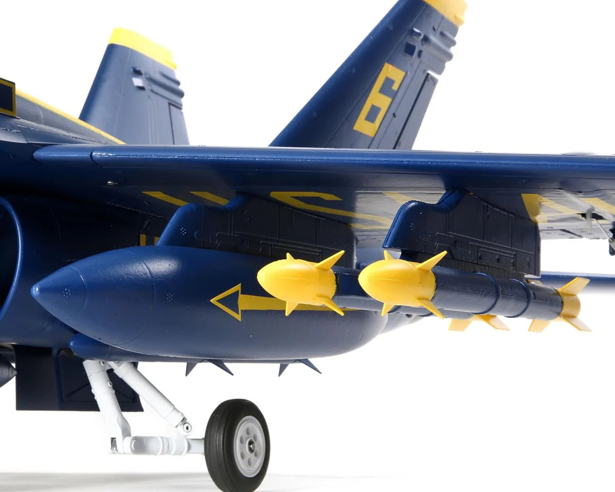 E-flite Blue Angels F-18 Hornet 80mm BNF Basic EDF Jet Airplane (980mm) w/AS3X & SAFE Technology