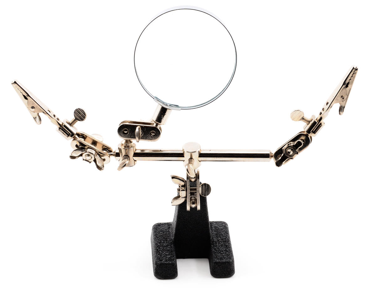 Excel Double Clip Extra Hands w/Magnifier