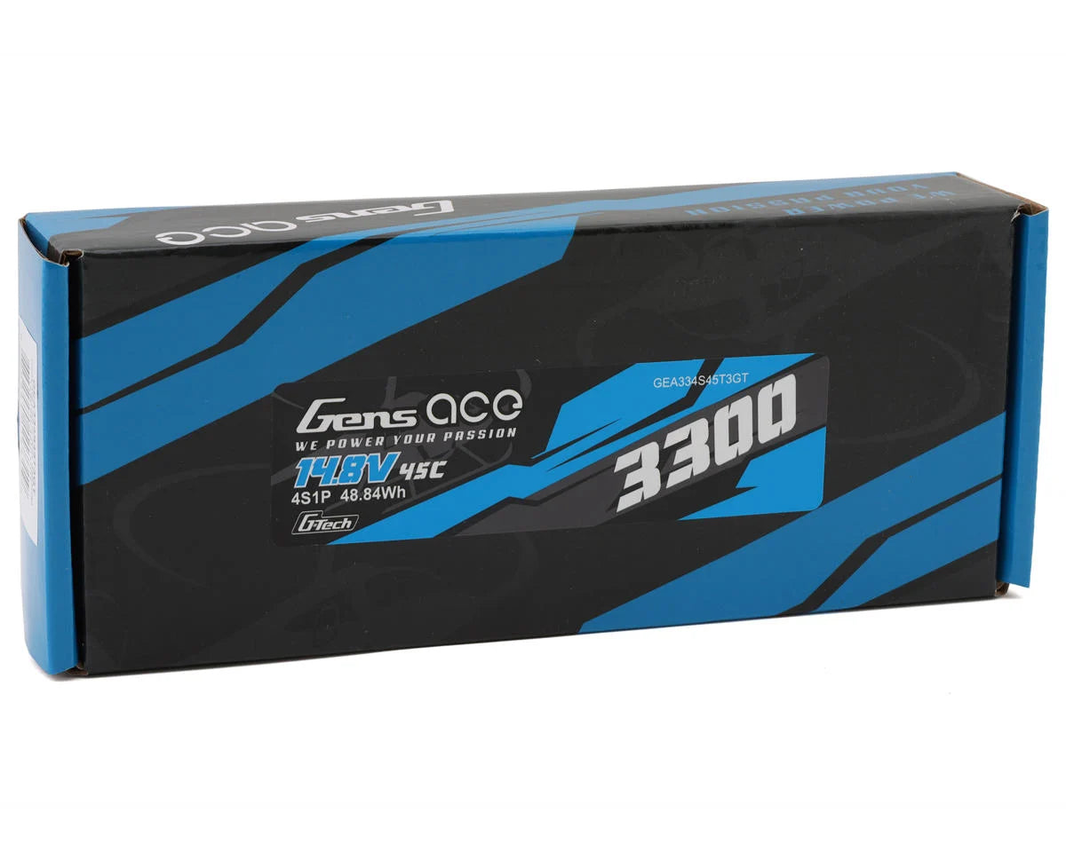Gens Ace G-Tech Smart 4S LiPo Battery 45C (14.8V/3300mAh) w/Universal Connector