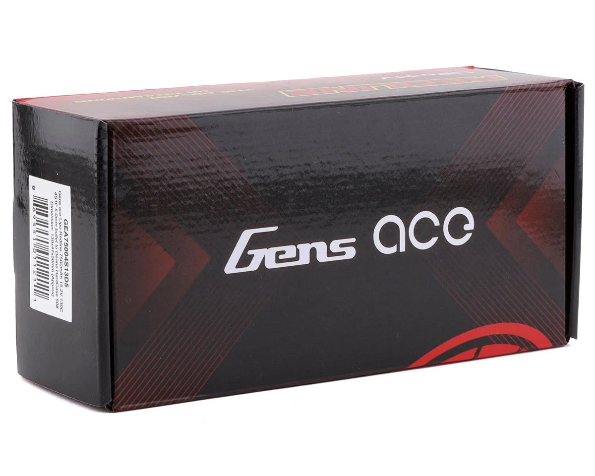 Gens Ace 4s LiHV LiPo Battery 130C w/5mm Bullets 7500mAh