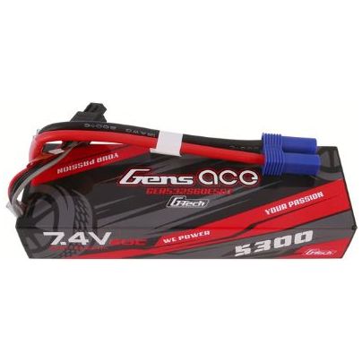 Gens Ace G-Tech 5300mAh 2S 7.4V 60C LiPo EC5 Plug