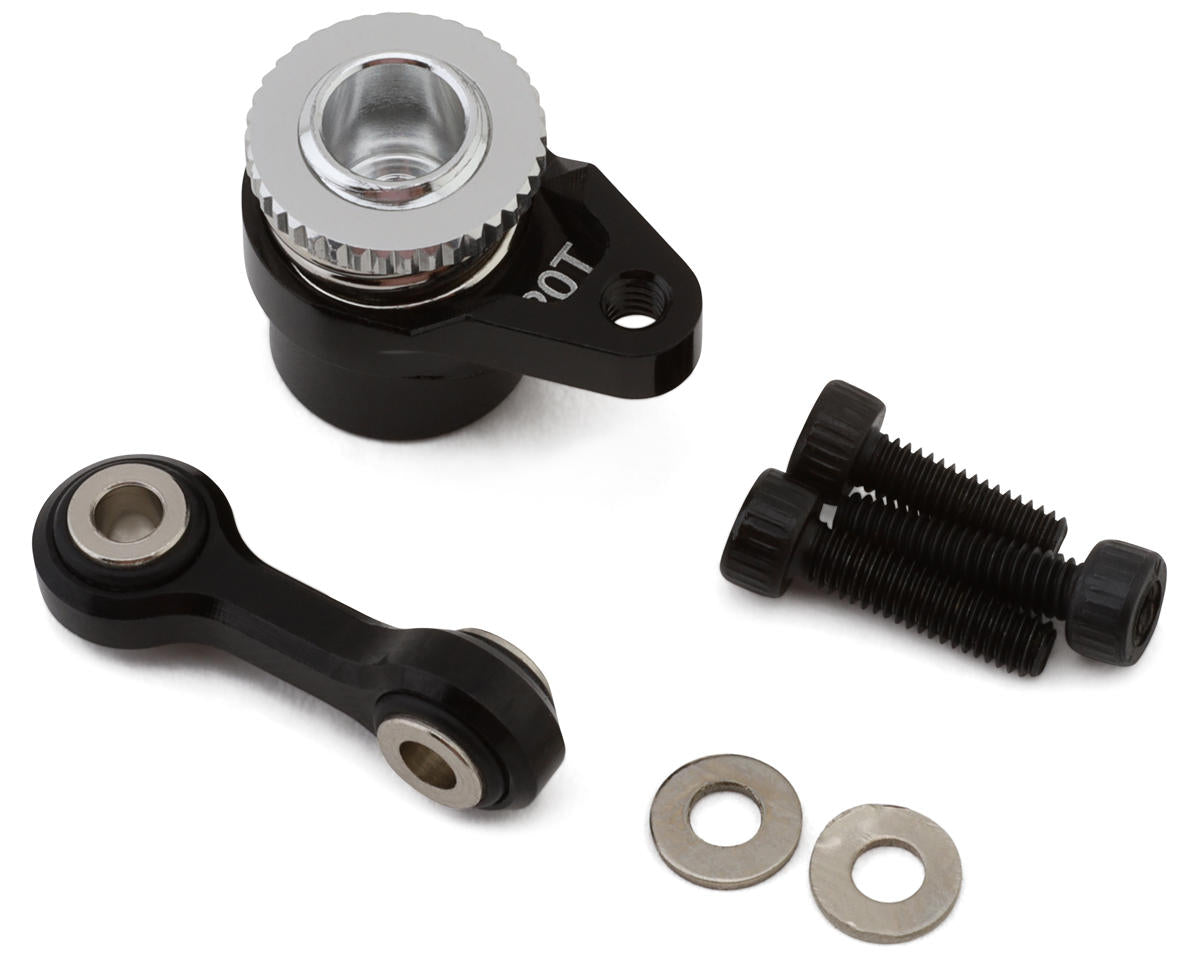 Hot Racing Arrma Grom Aluminum Servo Saver Set (Black) (20T / 21T)